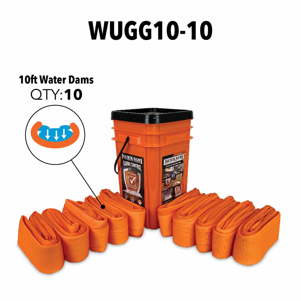 Indoor Grab & Go Bucket Kits Quick Dams