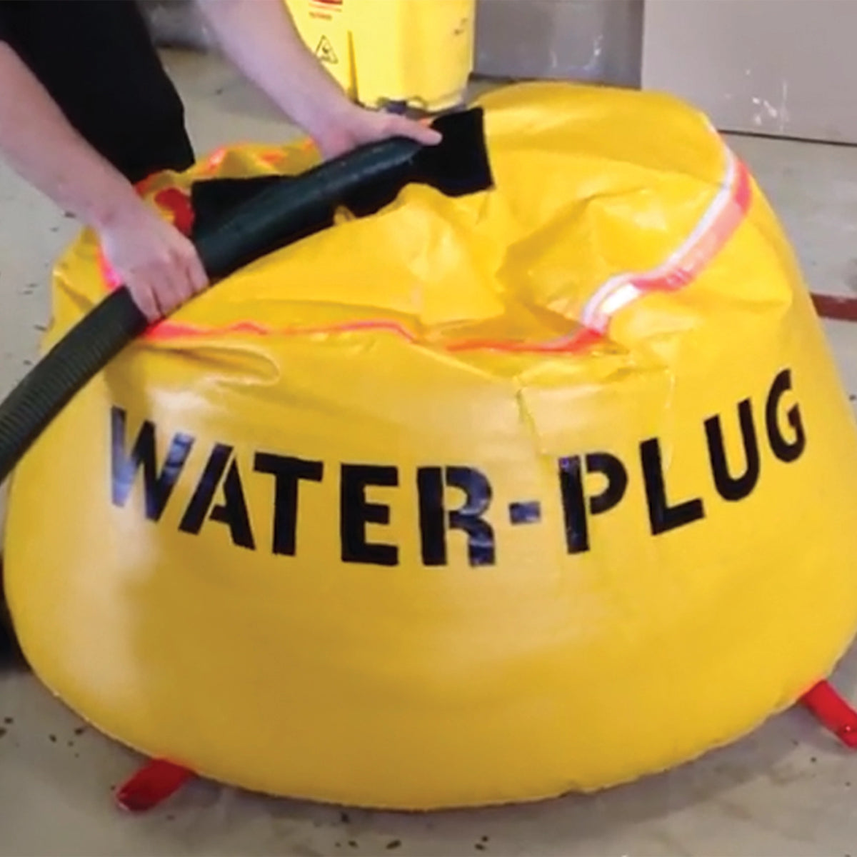Water-Plug surrounds drains to retain over 2ft of water – Quick Dams