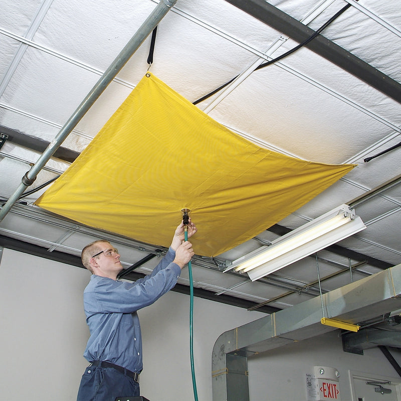 roof leak diverter tarp Leak Diverter for capturing roof leaks – Quick Dams