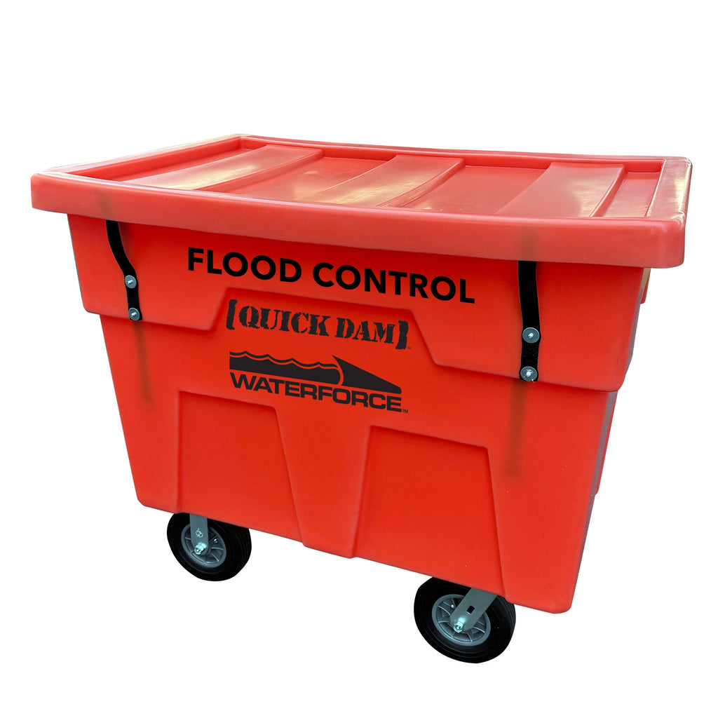 Water Force Storage and Deployment Crate – Quick Dams