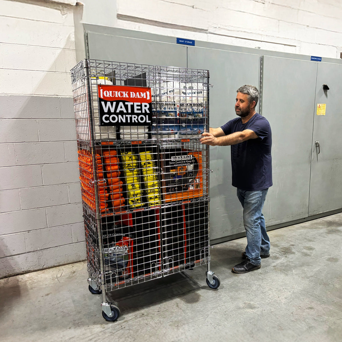 Quick Dam Water Control Mobile Caddy
