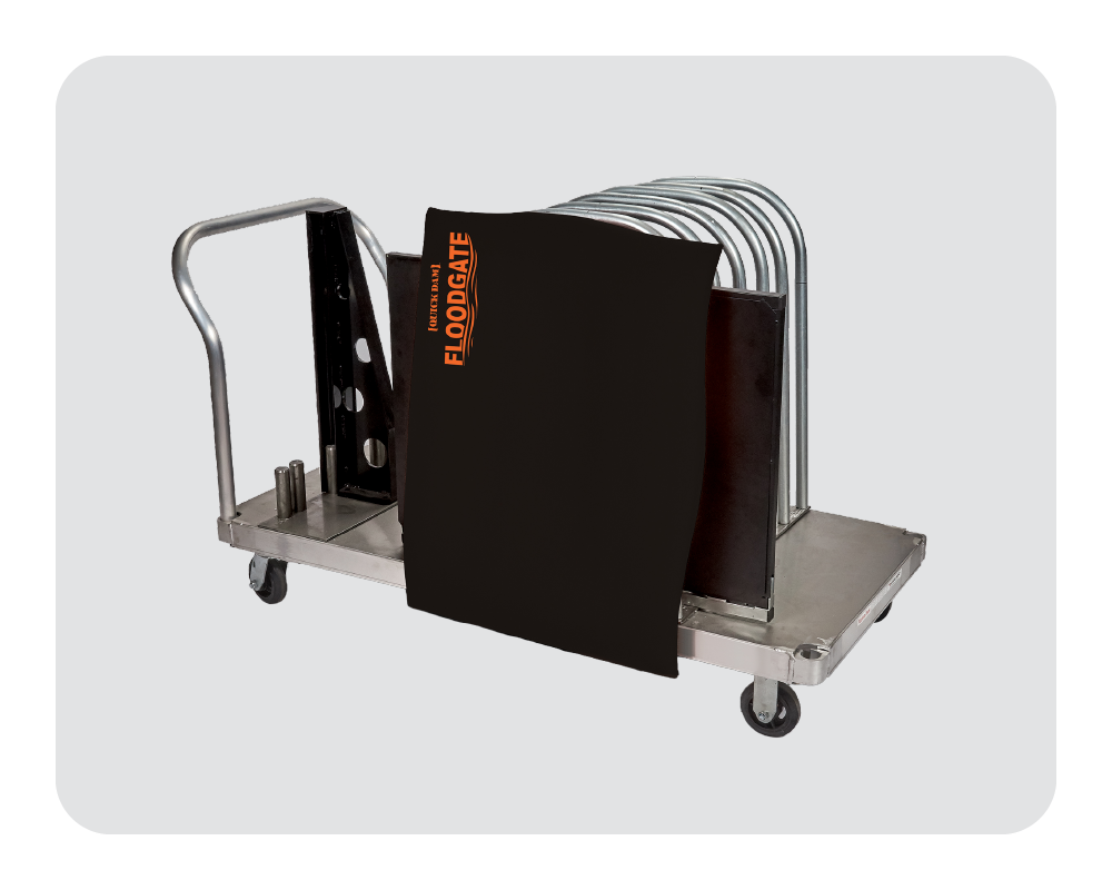 Quick Dam Flood Gate Cart